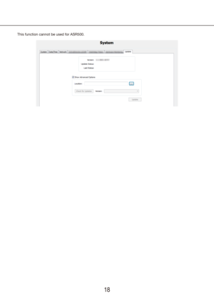 Page 181819
This function cannot be used for ASR500. 