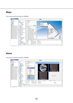 Page 626263
Maps
This function cannot be used for ASR500.
Views
This function cannot be used for ASR500. 