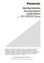 Page 1Before attempting to connect or operate this product,  
please read these instructions carefully and save this manual for future\
 use.
The model number is abbreviated in some descriptions in this manual.
 
Operating Instructions
Recording Software Update Software
Model No. WV-ASR500 Series
This manual covers the models: WV-ASR500 Series consists of Recording So\
ftware  (WV-ASRE501, 
WV-ASRE501W, WV-ASRE516, WV-ASRE516W, WV-ASRE532, WV-ASRE532W, WV-ASRE56\
4, 
WV-ASRE564W, WV-ASRE571, WV-ASRE571W,...