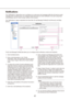 Page 414041
Notifications
The "Notifications" page allows you to configure an e-mail server and me\
ssage profile that will send an email 
message when an event occurs. To configure events that cause an email no\
tification to be sent using these 
email settings, see the "Event Linking" section of this manual.
The "Notifications" page is separated into three tabs: [E-mail Message Profiles] [E-mail Servers], and [Web 
Server].
Click the [New] button.
 
q
Enter a brief description in the...