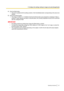 Page 1274.Click the [Set] button.
→ This unit is updated with the setting contents. Click the [ Delete] button corresponding to the area to be
deleted.
5. Click the [Confirm] button.
→ The image (“H.264(1)” or “H.264(2)”) that the [Confirm] button was pressed for is displayed. When a
window is newly opened and about 3 seconds pass, the currently outputted bit rate can be confirmed
with the configured VIQS.
IMPORTANT
•No setting contents are determined unless the [Set] button is clicked.
• To check the image...