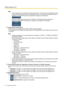 Page 20Note•When  “Quad stream ” is selected for  “Image capture mode ”, the channel can be changed by clicking
on the buttons ([1] to [4]). The button turns green and the “Live” page of the selected channel is
displayed. The [Quad PTZ] button is displayed and images can be selected.
• When the “Image capture mode” type is “2 Monitor”, the [Fisheye], [Double panorama],
[Panorama], and [Quad PTZ] buttons are displayed and images can be selected.
[Image capture size] buttons
These buttons will be displayed only...