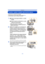 Page 22- 22 -
Preparación
Insertar y quitar la tarjeta (opcional)/la batería
•Compruebe que el dispositivo está apagado.•Compruebe que no haya ninguna materia extraña. (P12)
•Le recomendamos utilizar una tarjeta de Panasonic.
11: Deslice el interruptor [LOCK] A, y suelte 
la traba.
2: Deslice la palanca de liberación  B y abra 
la tapa de la puerta lateral.
•Utilice siempre baterías de Panasonic.•Si utiliza otras baterías, no podemos garantizar la 
calidad de este producto.
2Batería: Con cuidado con la...