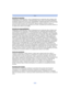 Page 242- 242 -
Otros
Exclusión de garantías:
PANASONIC CORPORATION Y SUS OTORGANTES DE LICENCIAS (INCLUYENDO SUS 
OTORGANTES DE LICENCIAS Y PROVEEDORES) EXCLUYEN CUALQUIER GARANTÍA, 
EXPRESA O IMPLÍCITA, DE CALIDAD, DESEMPEÑO, COMERCIABILIDAD, APTITUD PARA 
UN FIN EN PARTICULAR O NO VIOLACIÓN. Algunos estados, territorios y países no 
permiten ciertas exclusiones de la garantía, por lo tanto, es posible que la exclusión anterior no 
se aplique para usted en esa medida.
Exclusión de responsabilidades:
PANASONIC...