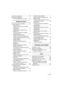 Page 77VQT0Y78
Uso del zoom playback........................... 68
Reproducir imágenes en 
movimiento/imágenes con audio......... 69
Ajustes de menú
Uso del menú del modo [REC] ............... 70
 [BALANCE B.]
Ajustar el matiz para una imagen 
más natural....................................... 71
 [SENS.DAD]
Ajuste de la sensibilidad de luz ........ 73
 [ASPECTO]
Ajuste de la relación de aspecto 
de las imágenes ............................... 74
 [TAMAÑ. IM.]/[CALIDAD]
Ajustar el tamaño y la calidad de la...