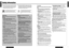 Page 132E
N
G
L
I
S
H
CQ-C5401U/C5301U
21E
N
G
L
I
S
H
CQ-C5401U/C5301U
Safety Information
Warning
Observe the following warnings when using
this unit.❑
The driver should neither watch the display nor
operate the system while driving.Watching the display or operating the system will distract
the driver from looking ahead of the vehicle and can cause
accidents. Always stop the vehicle in a safe location and use
the parking brake before watching the display or operating
the system.❑
Use the proper power...