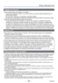 Page 91- 91 -VQT4W40
Avisos y notas para el uso
 Tarjetas de memoria
 
●Para impedir dañar las tarjetas y los datos
 • Evite las temperaturas altas, la luz solar directa, las ondas electromag\
néticas y la electricidad estática.
 • No las doble, deje caer ni exponga a impactos fuertes.
 •
No toque los conectores del reverso de la tarjeta ni permita que ésto\
s se ensucien o mojen. 
●Cuando deseche/transfiera tarjetas de memoria
 •Si usa las funciones de “formatear” o “eliminar” de su cá\
mara u ordenador, éstas...