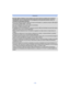 Page 15- 15 -
Preparación
•No deje objetos metálicos (como grapas) cerca de las áreas de contacto de la clavija de 
alimentación, sino el cortocircuito o el consiguiente calor generado podrían causar un 
incendio y/o descargas eléctricas.
•No use otro cable de conexión USB que no sea el suministrado o un cable de conexión USB original 
de Panasonic (DMW-USBC1: opcional).
•No use un adaptador de CA que no sea el suministrado.
•No utilice un cable de extensión USB.•El adaptador de CA (suministrado) y el cable de...