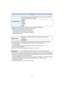 Page 42- 42 -
Básico
•[Apagado auto.] está ajustado a [5MIN.] en el modo automático inteligente.•[Apagado auto.] no funciona en los casos a continuación.–Cuando usa el adaptador de CA (suministrado)
–Cuando conecta a un ordenador o a una impresora–Cuando graba o reproduce imágenes en movimiento
–Durante una diapositiva
•Cuando se fija [ON], se visualiza una imagen tomada durante aproximadamente 2 segundos.•[Repr. auto] se activa independientemente de su ajuste en los siguientes casos.–Al usar [Ráfaga]
•La...