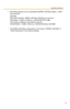 Page 17Operating Instructions
17
 Recording capacity can be calculated by MPEG-4 Bit Rate (Kbps) ÷ 8 Bit x 
time (second).
Example: 
640 x 480 resolution, MPEG-4 Bit Rate 768 Kbps for one hour: 
768 (Kbps) ÷ 8 (Bit) x 3,600 (s) = 345,600 KB (337.5 MB) 
If the audio is attached, add 4 KB per second. 
345,600 (KB) + 4 (KB) x 3,600 (s) = 360,000 KB (About 352 MB)
* The MPEG-4 Bit Rate is dependent on the value of MPEG-4 Bit Rate in  Video Streaming in the camera settings. 