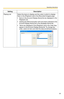 Page 91Operating Instructions
91
Playing ListSelect the items to display and the order in which to display 
them in the [Playback List] in the [Recorded Images] page.
 Items in the [Current Display Items] list are displayed in the 
Playback List.
  Clicking the [Remove] button will move items selected in the  [Current Display Items] list to the [Available Items] list.
  Items are displayed in the [Playback List] in the order they appear in the [Current Display Items] list. To change the 
order, select an...