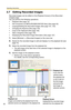 Page 92Operating Instructions
92
2.7 Editing Recorded Images
Recorded images can be edited on the [Playback Screen] of the [Recorded 
Images] page. 
 
You can perform the following operations.
 Playback (See page 73)
 File Conversion (to MPG/JPG/WAV/ASF/AVI files) (See page 93)
 Copying/Deleting the Recorded Images (See page 101, 103)
 Changing the Keyword (See page 104)
 Copy to the Clipboard (See page 105)
 Take a Snapshot (See page 105)
 Displaying the Recorded Image Information (See page 107)...