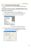 Page 93Operating Instructions
93
2.7.1 Converting the Recorded Images
You can convert the format of a recorded image to MPG/JPG/WAV/ASF/AVI 
for mats.
Converting the Recorded Images to MPG/WAV/ASF/AVI formats
[Converting one recorded image]
1.Select the image that you want to convert in [Playback list].
 See page 92 for how to display recorded images in [Playback list].
2.Select the file format from the editing menu and click [Execute].
3.To specify a time frame, set start time and end time, and click [OK]. 
...