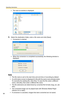 Page 94Operating Instructions
94
 The save as window is displayed.
4.Select the destination folder, enter a file name and click [Save].
 Conversion is started.
 When the conversion is completed successfully, the following window is displayed.
Note
 The file name is set to the start time and end time of recording by default. 
 A confirmation screen is displayed if a file with the same name already exists. 
To overwrite the existing file, click [Yes]. To save the file under a different 
name, click [No],...