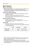 Page 2Operating Instructions
2
Main Features
Wireless Communication
Network Camera corresponds to the wireless system based on IEEE 802.11b/g. 
Wireless installation will play an increasing role in flexible mounting. 
Communication via Ethernet cable is also available. Encryption establishes the 
security on the wireless network.
Various remote monitoring features
• Pyroelectric infrared sensor*1 detects temperature differences caused by a 
human body or animals.
 Detection can let camera transfer images by...