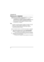 Page 5050
Información útil
Reinicio de un adaptador
Generalmente no es necesario reiniciar los adaptadores; sin embargo, es 
posible que tenga que reiniciar un adaptador si: Le preocupa que otro adaptador pueda haberse registrado accidentalmente en su master. (Por  ejemplo, el adaptador de alguien 
que viva en el mismo edificio de departamentos que usted.)
 Se ha producido un error al registrar un terminal en el master.
 Está registrando un adaptador.
Nota
 Al reiniciar un terminal se elimina su registro en...