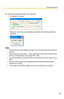 Page 109
Operating Instructions
95
4.Select the destination folder, and click [OK].
 Conversion is started.
 When the conversion is completed successfully, the following window is displayed.
Note
 The file name for each selected image is set to its start time and end time+1 
second.
 If files have the same name, _XXX is appended to the end of the file name. XXX is a 3-digit number in the range 001 - 999.
 The file extensions are determined by  converted file formats (mpg, avi, asf, 
wav).
 The converted...