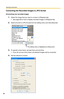 Page 110
Operating Instructions
96
Converting the Recorded Images to JPG format
[Converting one recorded image]
1.Select the image that you want to convert in [Playback list].
 See page 89 for how to display recorded images in [Playback list].
2.Select [Convert to JPG format] from the editing menu and click [Execute].
The editing menu is displayed by clicking here.
3.To specify a time frame, set start time and end time. 
 If you do not set a time frame, all selected images will be converted.
4.Set the interval...