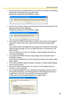 Page 39
Operating Instructions
25
 If you have set the recorded frequency or the alarm recording, the following window will be displayed when you click [OK].
 
Disable the settings and select MPEG-4 again.
 If you have set motion detection recording as the timer recording method, the following window will be displayed.
 
Disable the settings and select MPEG-4 again.
 If you select the JPEG format, there is a limit to the number of connections that can be made to the same camera with this software (including...