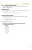 Page 97
Operating Instructions
83
2.6.3 Setting Playback Volume
The audio playback/mute (audio pause) and volume are adjusted by using the 
volume icon in the toolbar.
Playback Sounds
When the toolbars audio icon is  , audio from the focus camera and selected 
camera is played.
See page 74 instructions on selecting cameras.
Stop Audio Playback (Mute)
Audio playback from the focus camera and selected camera stops when the 
toolbars audio icon is 
 .
 Clicking  changes the icon to  .
Adjust the Playback Volume...