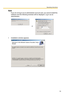 Page 13Operating Instructions
13
Note
If you do not log in as an administrator account user, you cannot install this 
software and the following windows will be displayed. Log in as an 
administrator.
 Installation window appears.or 