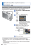 Page 3838   VQT2N00
Toma de fotografías de primeros planos 
(Continuación)
Modo de grabación:  
  ●En [ZOOM MACRO], el incremento del aumento produce una calidad de fotografía inferior.  ●Cuando se especifica el macro con zoom, el zoom óptico extra se desactiva.   ●Recomendamos utilizar un trípode, utilizar [AUTODISPARADOR] o poner [FLASH] en  [FLASH 
DESACT.].
  ●El movimiento de la cámara después de alinear el enfoque probablemente haga que las fotografías 
queden mal enfocadas si el motivo está próximo a la...