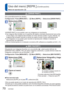 Page 7070   VQT2N00
Uso del menú [REPR.] (Continuación)
Modo de reproducción: 
Seleccione [ON]
[ON] [OFF]
  ●[GIRAR PANT.] no se pueden usar con imágenes en movimiento.  ●Las imágenes fijas tomadas con la superficie del objetivo orientada directamente hacia arriba 
o hacia abajo y las imágenes fijas tomadas con otras cámaras pueden no girar. Además, las 
imágenes fijas tomadas mientras la cámara se sujeta al revés no giran automáticamente.
  ●Las imágenes no se pueden girar durante la reproducción múltiple ni...