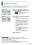 Page 63VQT2P58   63
  Introducción de texto
  ●    : Se puede introducir un máximo de 30 caracteres.  ●El cursor de posición de introducción se puede mover hacia la izquierda y hacia la 
derecha con la palanca del zoom.
  ●Toque [SUPR.] para volver a la pantalla de menús.  ●El texto se desplaza si no cabe en la pantalla.   ●Para imprimir el texto que ha especificado utilice [IMPR. CAR.] (→70) o utilice el 
software ‘PHOTOfunSTUDIO’ del CD-ROM (suministrado). Cuando se registren nombres en los modos de escenas...