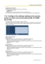 Page 79[Originating port number]
Select a port number to be used to receive the command alarm.
• Available range:  1-65535
• Default:  8181
The following port numbers are unavailable since they are already in use.
20, 21, 23, 25, 42, 53, 67, 68, 69, 80, 110, 123, 161, 162, 443, 554, 995, 10669, 10670, 59000-61000
11.2  Configure the settings relating to the camera
action on alarm occurrence [Alarm] (BL-VT164W/
BL-VT164) Click the [Alarm] tab on the “Alarm” page. ( ®page 34, page 35)
The settings relating to the...