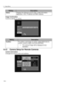 Page 1156 Setup Menu
114
Image Confirmation
Confirms settings on screen.
6.4.2 Camera Setup for Remote Cameras
Camera Information
Changes the camera name and address.
SettingDescription
StatusDisplays the following camera data: model information, 
application, CGI, IP address and MAC address.
SettingDescription
ConfirmTo confirm a set image on screen, select [Click here to 
confirm camera image.] and press [ENTER].
• The camera image will be displayed at low 
resolution. 