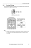 Page 583 Viewing Camera Images
[For assistance, please call: 1-800-272-7033] 57
3.2 Panning/Tilting
While monitoring a camera you can pan and tilt the camera’s lens in order to aim 
the camera at the object you want to view.
Note
• If another user accesses the camera using a computer and pans or tilts 
the camera lens, the image displayed by the BL-WV10A will change 
accordingly.
Pan:-
50˚ – +
50˚
Tilt:-
40˚ – +
10˚
Model shown is BL-C30A
Press the navigator keys 
to pan or tilt the lens and 
aim the camera. 