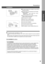 Page 99
Before Starting
The copier should not be installed in areas with the
following conditions:
CExtremely high or low temperature and humidity.
Ambient conditions
Temperature: 50°F – 95°F (10°C – 35°C)
Relative humidity: 45% – 85%
CWhere temperature and humidity can change
rapidly, causing condensation.
CDirect exposure to sunlight.
CDirectly in the air conditioning flow.
CIn areas of high dust concentration.
CIn areas of poor ventilation.
CIn areas with chemical fume concentration.
CIn areas with extreme...