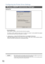 Page 72Configuring the Printer Driver Settings
72
Windows 2000/XP (Administrator Settings)
Sharing Tab
1.Not shared/Shared as
Select whether to display or share this printer with other computers.
For sharing a printer, specify the share name of a printer to be shared. A name specified here appears
when other users view the printer information on a network.
2. button (The PS Printer Driver is not available in this menu.)
Allows other operating systems printer drivers to be loaded.  When users of these operating...
