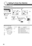 Page 20
20
Getting To  Know Your  Machine
Operation Chart
■
■ ■
■
■  Problem Solving (Continued)
●
● ●
●
●  Replacing the Staple Cartridge (When optional 1-Bin Finisher is instal\
led.)
Check the
operation
or
Add Staples
12
678
●
● ●
●
●  User Error Codes (U Code)
U1
U4 U6
U7
U13
U14
U15
U16
U25 
U12
U11
U20/U21/U22
U90
U8
Code Check Points
U1 Front Cover is open.
U4 1-Bin Finisher is separated from the machine.
U6 Right Cover is open.
U7 Feed Cover 1/2/3 is open.
U8 Transport Cover is open.
U11 Paper remains...