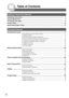 Page 44
Table of Contents
Getting to Know Your Machine
Operating Instructions ..........................................................................................................2
Symbol Marks/Icons .............................................................................................................3
Connecting the Cable ...........................................................................................................9
Control Panel...