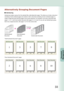 Page 33
33
Document Management
Alternatively Grouping Document Pages
Interleaving
Interleaving creates a group from the selected files, alternating their pages. This allows you to take a document 
consisting of odd-numbered pages and combine it with a document consisting of even-numbered pages, to 
create a single document with the pages in the correct sequence. For example, if you have a document with 
pages 1, 3, 5, 7, and 9 and another document with pages 2, 4, 6, 8 and 10, you can use interleaving to group...