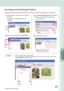 Page 37
37
Document Management
Creating and Deleting Folders
Creating folders and placing related documents in them is a good method of keeping documents organized.
Click
Click the folder in which you want to create the 
new folder.
The display of the selected folder will be 
highlighted.
From the menu, select File  New Folder.
Click
Enter a name for the 
folder.Click
The Create New Folder dialog box will appear.
Enter a name for the folder and click the 
OK button.
Check the new folder.
The new folder is...