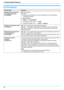 Page 629. Programmable Features
62
9.3 Fax features
Feature/CodeSelection
Erasing all items stored for 
the navigator directory
{#}{ 2}{ 8}{ 9} {
0 } “No” (default)
{ 1 } “Yes”
L Disconnect the telephone line cord, USB cable and LAN cable before 
activating this feature.
To erase all items:
1. {Menu } i  {#}{ 2}{ 8}{ 9}
2. Press  {1 } to select  “Yes”. i {Set }
3. Press  {1 } to select  “Yes”. i {Set } i  {Menu }
Printing a conf irmation report
{#}{ 4}{ 0}{ 1} {
0 } “Off” : Confirmation reports will not be...