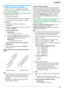 Page 455. Copiadora
45
5.2 Más funciones de copiado
LAsegúrese de que la luz de {Copy} esté ENCENDIDA.
5.2.1 Copias intercaladas
La unidad puede clasificar copias múltiples en el mismo orden que 
las páginas del documento original.
1Coloque el original (página 23).
2Pulse {V} o {^} repetidamente para seleccionar “Copias”.
3Introduzca el número de copias (hasta 99). i {Set}
4{Advance}
5Pulse {V} o {^} repetidamente para seleccionar 
“Compaginar”.
6Pulse {} repetidamente para seleccionar “Activar”. 
i {Set} i...