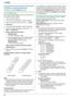 Page 425. Copier
42
5.2 More copying features
LMake sure that the {Copy} light is ON.
5.2.1 Collate copy
The unit can collate multiple copies in the same order as 
the original document pages.
1Set the original (page 20).
2Press {V} or {^} repeatedly to select “Copies”.
3Enter the number of copies (up to 99). i {Set}
4{Advance}
5Press {V} or {^} repeatedly to select “Collate”.
6Press {} repeatedly to select “On”. i 
{Set} i {Advance}
7When using the scanner glass:
1.{Black}/{Color}
LThe unit will scan 1 page....