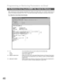 Page 40Programming or Retrieving Parameters via Email
40
To Retrieve One-Touch/ABBR. No. Data for Backup
After receiving the email message requesting the existing auto dialer data, your machine sends back an
email to the address specified in the From: line with the auto dialer information in the body of the email.
Your Machines Auto Dialer Email Sample
(1) To : Your email address that was used to retrieve the Auto Dialer data.
From : Your machine’s email address.
Subject : ONE-TOUCH ABBR. List
(2) @begin to...