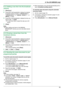 Page 456. Fax (KX-MB3020 only)
45
6.4.2 Adding a new item into the broadcast 
memory
1
{Directory}
2Press {V} or {^} repeatedly to display the desired 
broadcast memory location (“”, 
“” or “”). i 
{Menu} i {*}
3Press {V} or {^} repeatedly to display the item you 
want to add. i {Set}
LTo add other items, repeat this step (up to 20 
items).
4{Stop}
Note:
LWhen adding new items to the MANUAL 
BROADCAST memory, you can only select stored 
items.
6.4.3 Erasing a stored item from the 
broadcast memory
1...