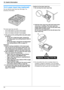 Page 7410. Useful Information
74
Option
10.4 Lower input tray (optional)
You can add the lower input tray. See page 7 for 
accessory information.
The lower input tray can hold:
– Up to 520 sheets of 75 g/m
2 (20 lb) paper.
– Up to 470 sheets of 80 g/m2 (21 lb) paper.
– Up to 410 sheets of 90 g/m2 (24 lb) paper.
LThe unit is set for printing letter-size plain paper 
by default.
–To use A4 or legal-size paper, change the 
recording paper size setting (feature #382 on 
page 57).
–To use thin paper, change the...