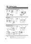 Page 3232
Making Copies
Basic Menu
100
copies
50
copies50
copies
+
100 copies
2 1100
■ Copying with Preset Ratios (Reduction/Enlargement)
Letter
Ledger LetterLedger oror
If original size
is not detected
■ Proof Copying
or
Allows you to make one proof set, before
proceeding to copy a large multi-set with
various settings.
Proof copy
Multi copy
Select Copy Job settings
■ Tandem/Remote Copying
or
Requires installation of optional Hard Disk Drive (DA-
HD60), Network setup (See pages 65 and 72) and
Parameter...