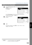 Page 189Customizing Your Machine
189
Setting the Fax Parameters
Setting Your
Machine
NOTE1. To scroll the Fax Parameters in Step 4, press   or  .
2. To print out a Fax Parameter List, see page 206.
4
Press     or   to scroll the display to the desired Fax 
Parameter.
(See pages 190 to 195)
Ex:
or
Press   and enter the Fax Parameter number directly from 
the keypad and press   or   key.
5
Enter the new setting value.
Ex:
6
To set another parameter, press   to return to Step 3 or press
 to return to standby.
01...