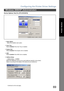 Page 69Configuring the Printer Driver Settings
69
Windows 2000/XP (Administrator)
Printer Section
Device Options Tab (For DP-2310/3010)
1.Outer Option
  Select the installed outer option.
2.Inner Tray
Select Installed if the Inner Tray is installed.
3.Duplex Unit
Select Installed if the Duplex Unit is installed.
4.HDD
Select Installed if the HDD Unit is installed.
5.Halftone Setup
 button
Select the halftoning method to be used (halftones specific to the printer).
Select it according to the details of the data...