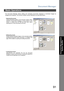 Page 91Document Manager
91
Document Management 
System Section
The Document Manager allows editing and managing documents displayed in thumbnail images by
dragging and dropping. The function enables various operations as described below:
Basic Operations
•Selecting Documents
Clicking thumbnail images in the document window allows
selection of documents. Dragging a mouse pointer on the
screen or clicking with the Shift key held down allows
selecting two or more documents at one time.
•Editing Documents...