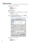 Page 6464Click a tab to view the features.
Details Tab ( 
+P. 66)
PaperTab ( 
+P. 67)
Graphics/ColorTab ( 
+P. 69)
OptionTab ( 
+P. 72)
nFor Windows 3.1
Double-click Main
icon and Control Panel
icon, then double-click
Printers
icon.
The Printerswindow is displayed.
Select Panasonic KX-P8410 on LPT1S, then click  Setup .
The Panasonic KX-P8410 window is displayed.
S The port name (LPT1) may vary depending on the connection of your printer.
Click a tab to view the features.
PaperTab ( 
+P. 67)
Graphics/ColorTab (...