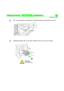 Page 18Settings and Printing
MaintenanceSpecifications18
3Turn the small green thumbscrew counterclockwise to unlock the fuser unit.
4Holding the green tab on the right, slide the fuser unit out until it stops.
CAUTION:
HOT SURFACE
#Clearing a Jam 