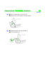 Page 57Settings and Printing
MaintenanceSpecifications57
12#Push in on green tabs to unlock the cover.
$Raise the cover until it catches in the open position.
13#Rotate the transfer unit’s green handles up.
$Lift out the transfer unit.
#
$
#
# $
Repacking 